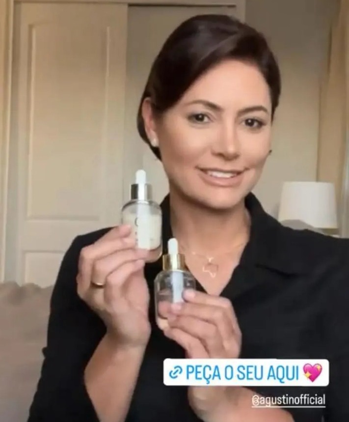 Michelle Bolsonaro vira garota-propaganda de produto de beleza: “produtos que amo”