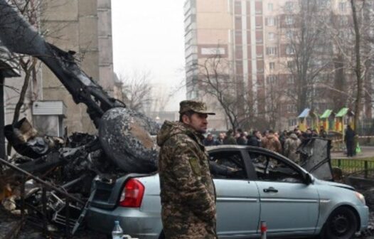 Ministro do Interior da Ucrânia morre em queda de helicóptero na região de Kiev