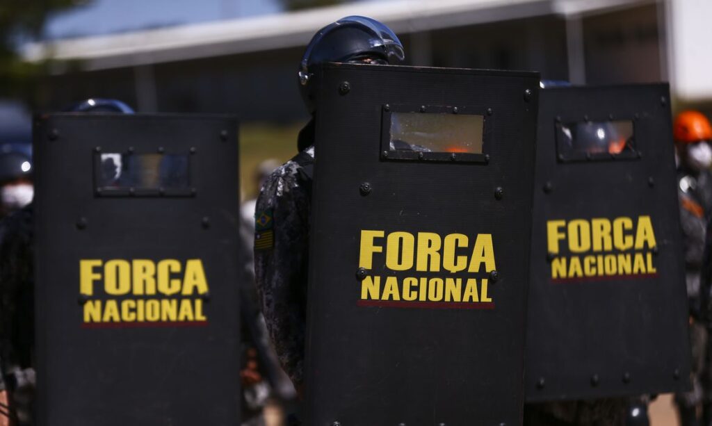 Policiais militares do Ceará e de sete estados se integram à Força Nacional em Brasília