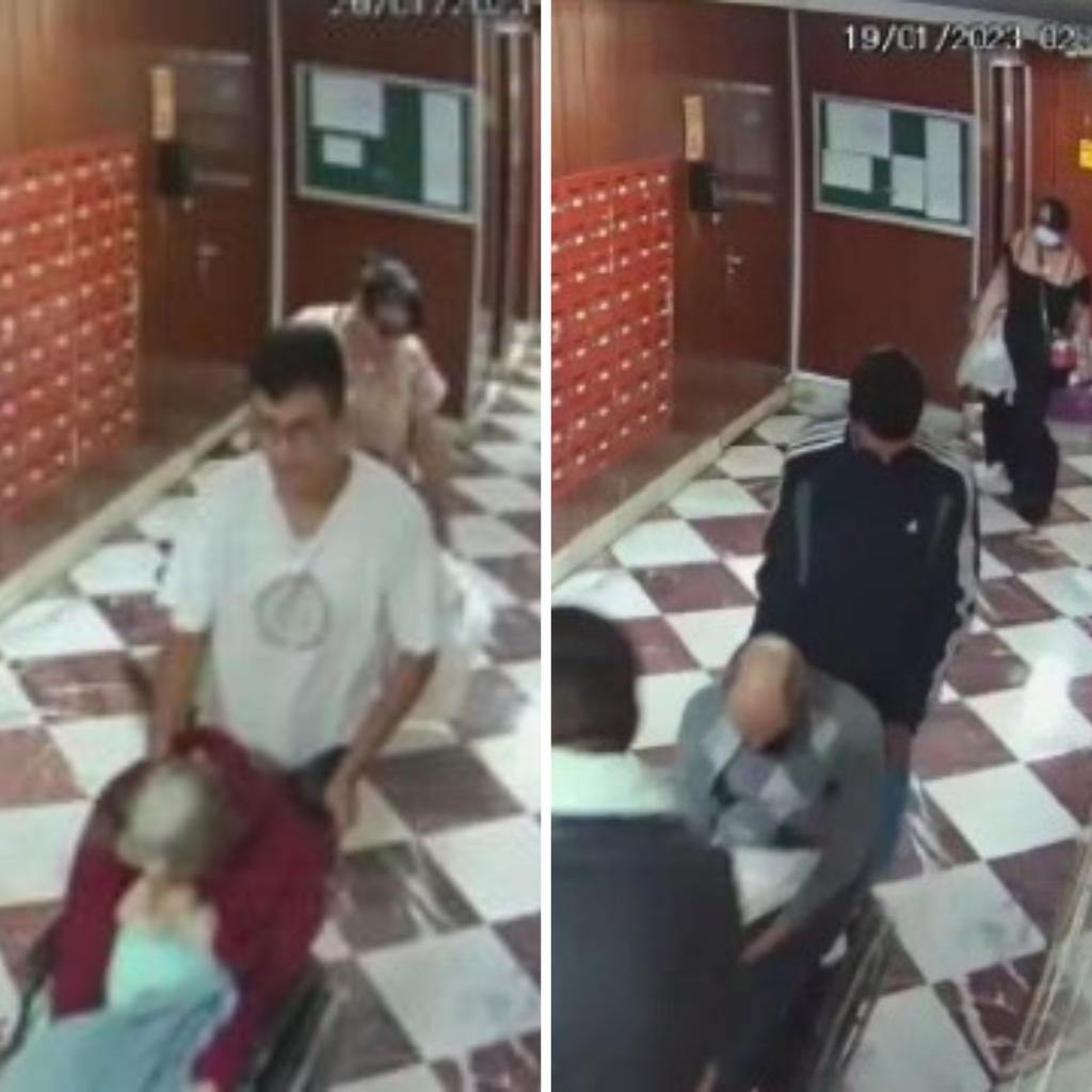 Trio mata idosa e filho e utiliza cadeira de rodas para esconder os corpos