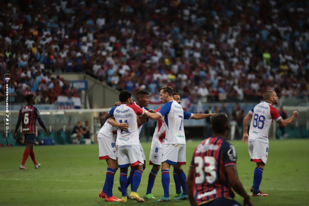 Fortaleza vence o Bahia fora de casa e se recupera na Copa do Nordeste