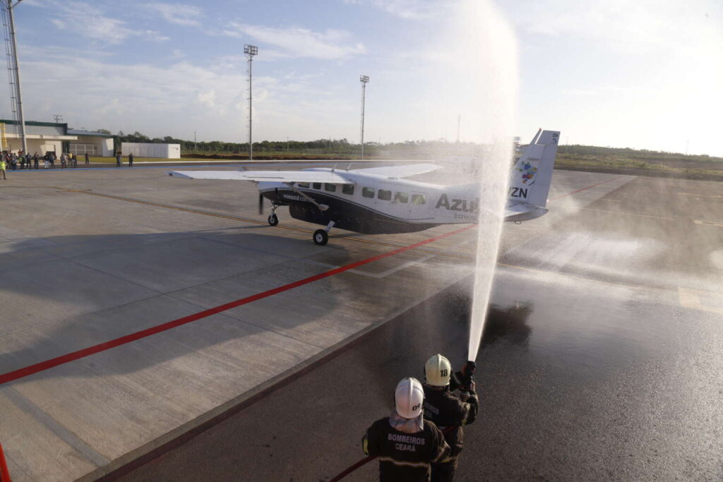 Novo aeroporto de Sobral começa a operar voos comerciais nesta segunda-feira (27)