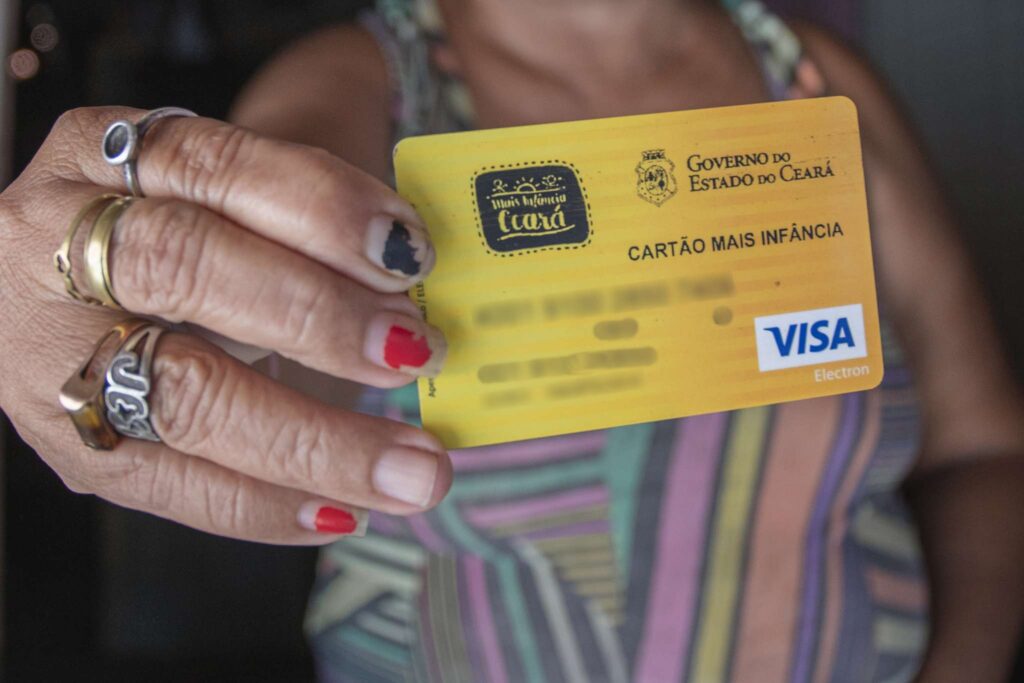 Pagamento do Cartão Mais infância de fevereiro está liberado para 150 mil famílias cearenses