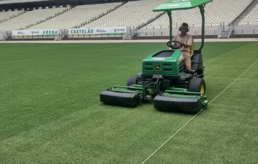 Fortaleza publica nota sobre os reparos no gramado da Arena Castelão