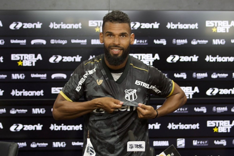 Willian Maranhão é apresentado pelo Ceará e quer brigar por posição: ‘vim para qualificar’