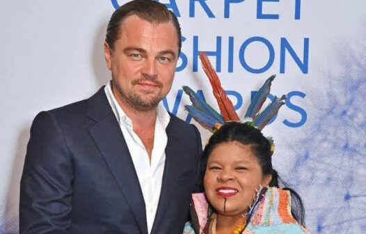 Leonardo DiCaprio premia ministra do governo Lula