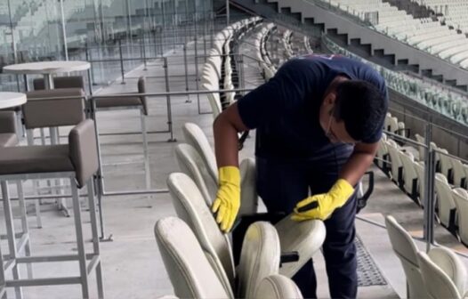 Arena Castelão registra 264 cadeiras quebradas após Clássico-Rei de domingo