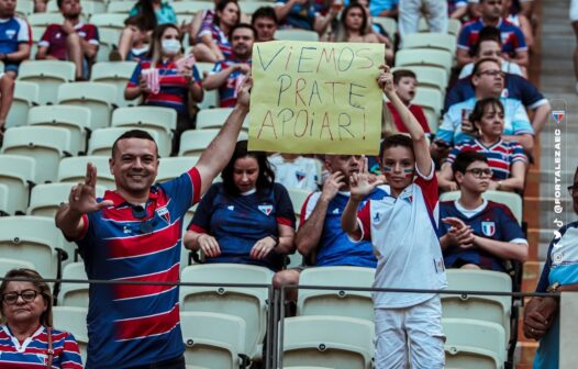 Sócio-torcedor do Fortaleza paga meia-entrada no Clássico das Cores deste domingo (12)