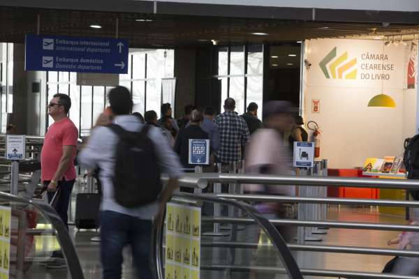 Aeroporto de Fortaleza: movimentação de passageiros internacionais cresce 76,19%