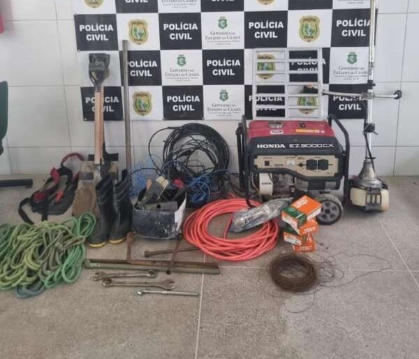 Grupo especializado em furto e receptação de fios de cobre é preso no Ceará