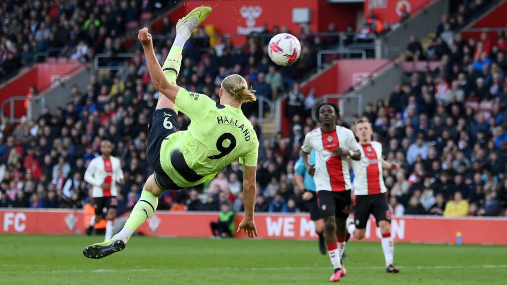 Haaland faz golaço e Manchester City vence Southampton