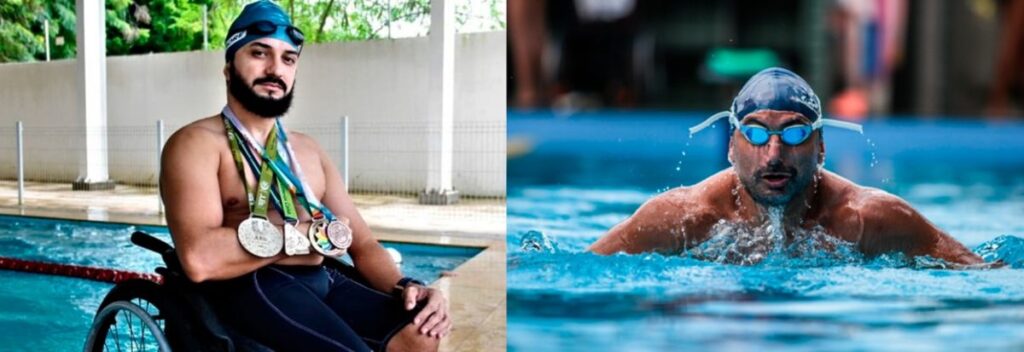 Henrique Gurgel e Sheldon Breno representam o Fortaleza em torneio de natação em Portugal