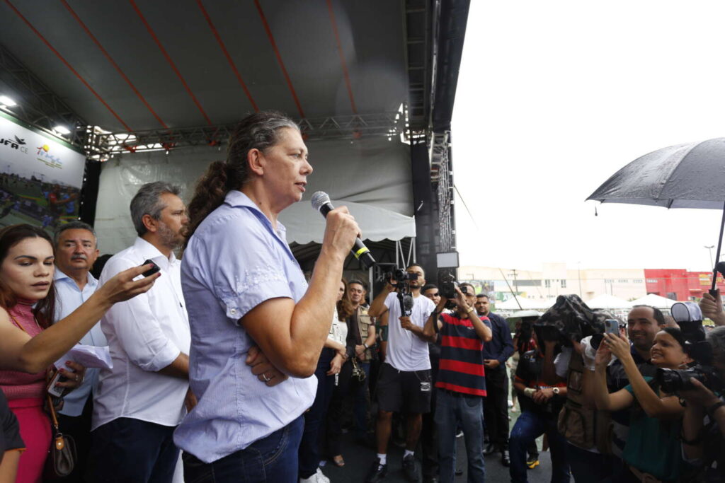 Ministra do Esporte participa do lançamento da Taça das Favelas 2023 em Fortaleza