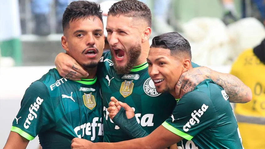 Jogo entre Palmeiras x São Paulo. Copa do Brasil 2022. Fonte: .