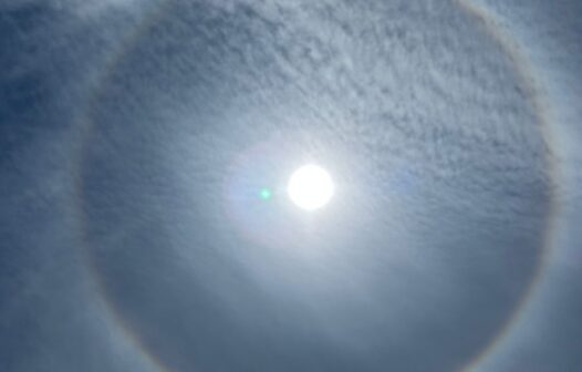 Halo Solar: fenômeno é registrado no céu do Ceará neste domingo (23)