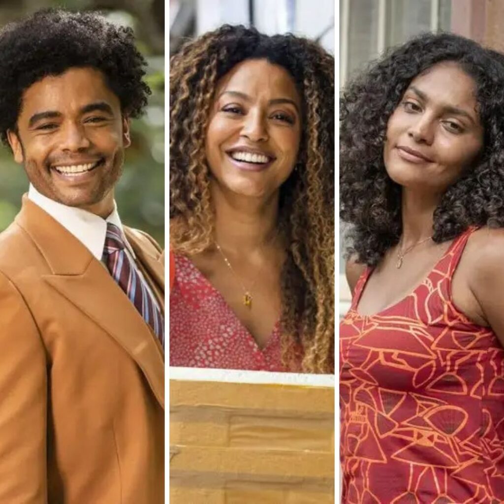 Pela primeira vez na história, as três novelas da Globo têm protagonistas negros