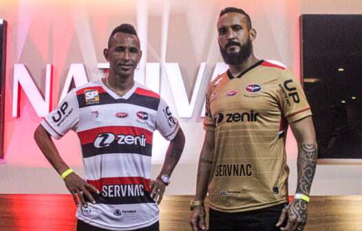 Ferroviário apresenta novo uniforme e empossa Jardel como embaixador