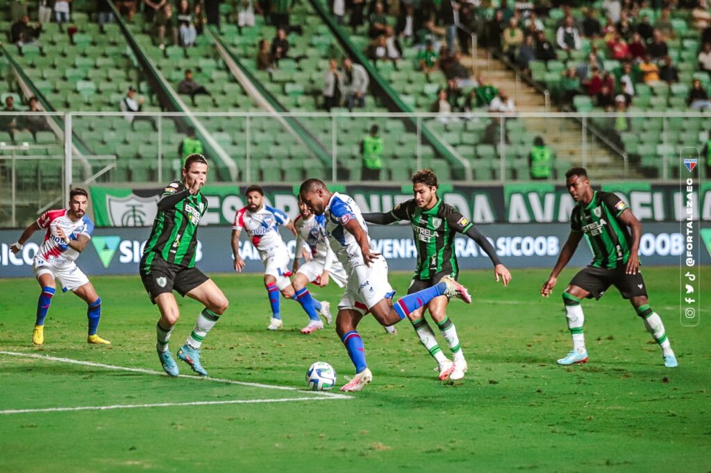 Fortaleza é superado pelo América-MG e sofre a 1ª derrota no Brasileirão