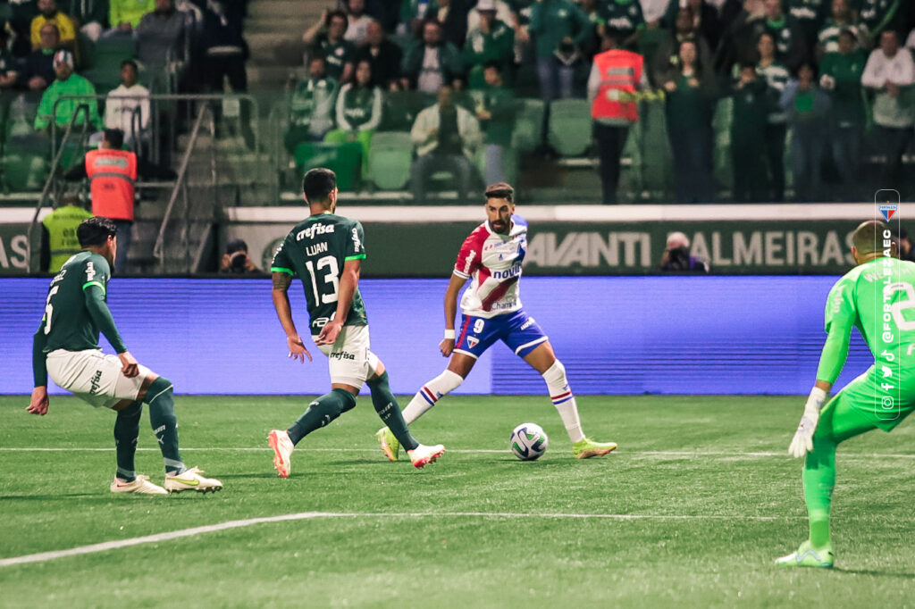 Fortaleza perde para o Palmeiras e fica em desvantagem nas oitavas de final da Copa do Brasil