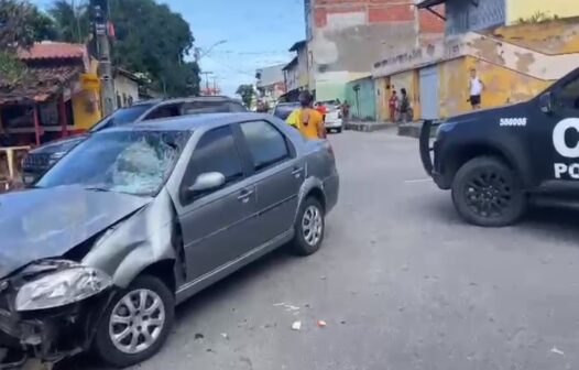 Perseguição policial termina com suspeito preso e criança ferida no bairro Pan Americano, em Fortaleza