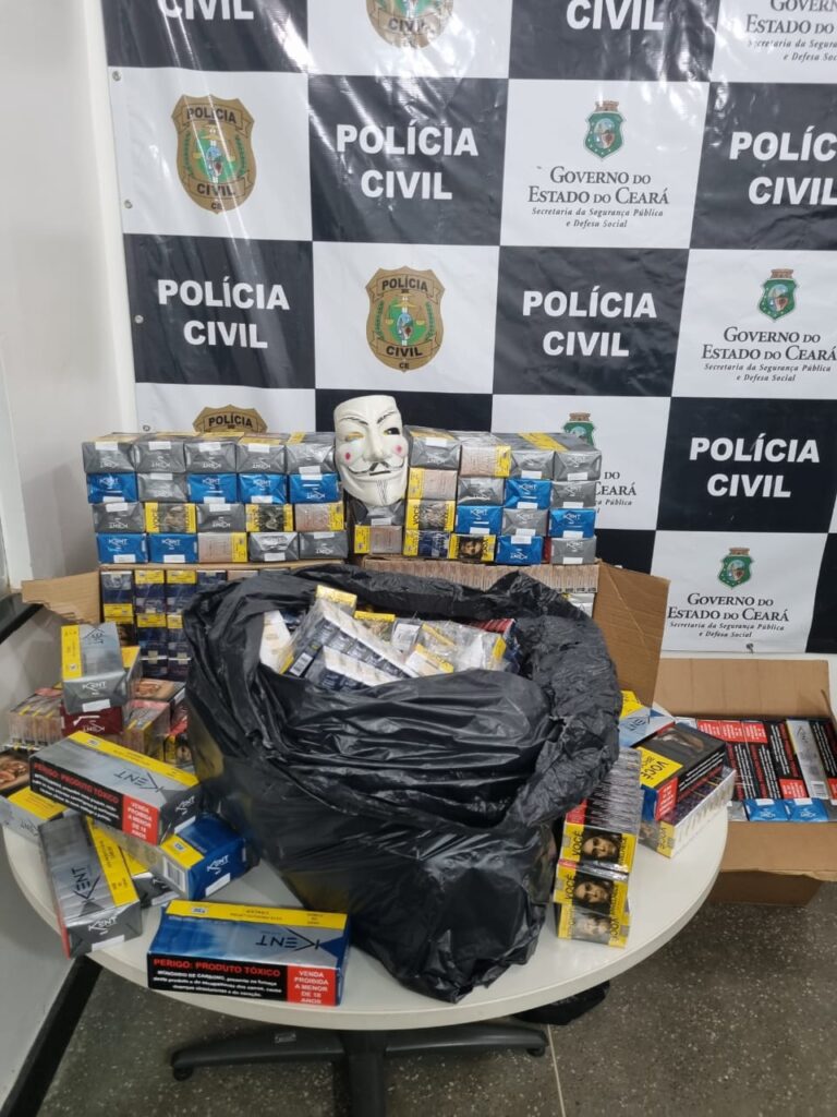 Trio é preso após furto de carregamento de cigarros em Fortaleza