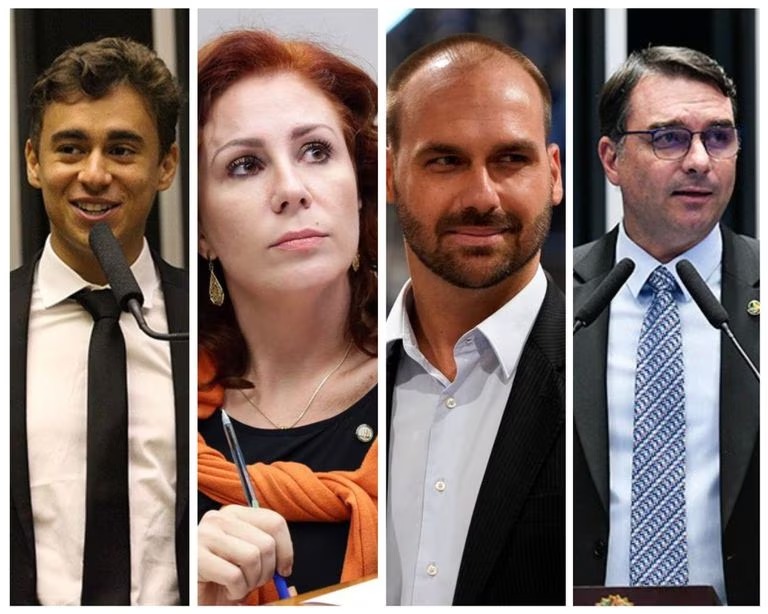 TSE condena Nikolas, Zambelli, Eduardo e Flávio Bolsonaro por fake news contra Lula em 2022