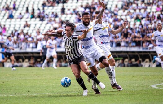 Com Castelão cheio, Ceará é derrotado pelo Novorizontino por 3 a 0