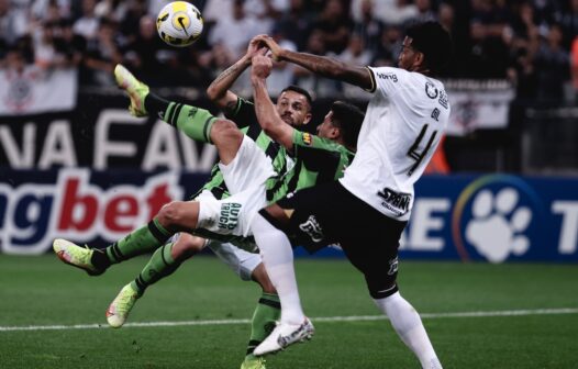 América-MG x Corinthians: assista ao vivo ao jogo de hoje do Brasileirão