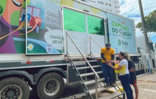 Caminhão do Cidadão atende oito comunidades em seis municípios do Ceará nesta semana