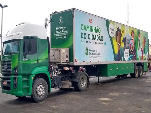 Caminhão do Cidadão realiza emissão de RG e CPF em seis cidades do Ceará nesta semana; confira os locais