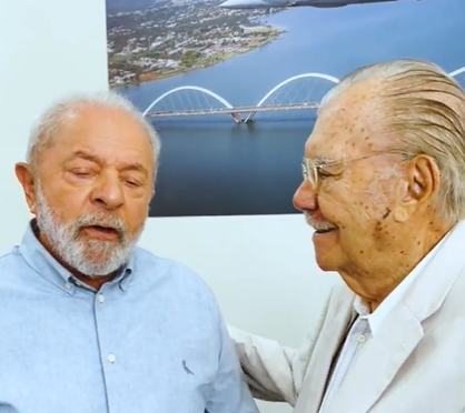 Em vídeo, Lula lamenta não ter inaugurado ferrovia Norte-Sul ao lado de Sarney