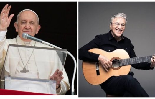 Papa Francisco convida Caetano Veloso para participar de cerimônia no Vaticano