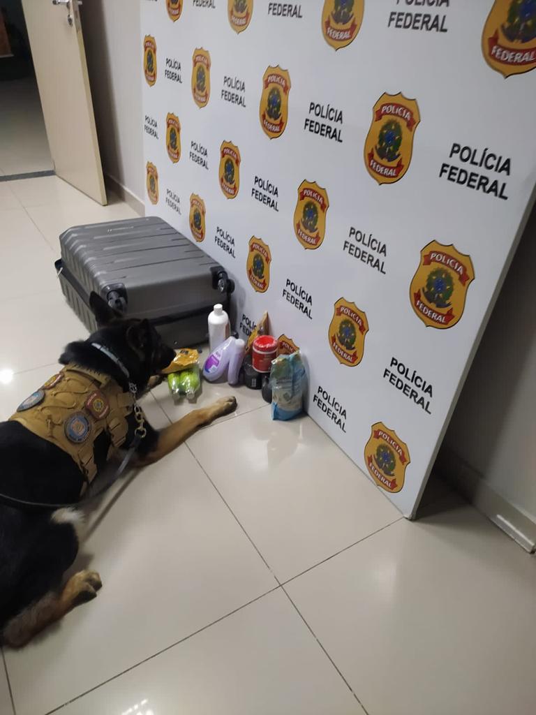 Passageira é presa ao tentar embarcar com droga escondida em cosméticos no aeroporto de Fortaleza