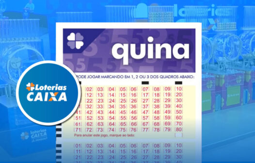 Resultado da Loteria Quina 6167 de R$ 18 milhões, hoje, segunda-feira (05/06)