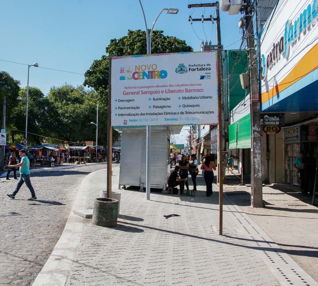 Rua 24 de Maio, em Fortaleza, será interditada para obras de urbanização; confira rotas de desvio