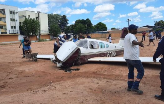 Segundo avião cai em menos de 24 horas em Teresina; cinco pessoas ficaram feridas