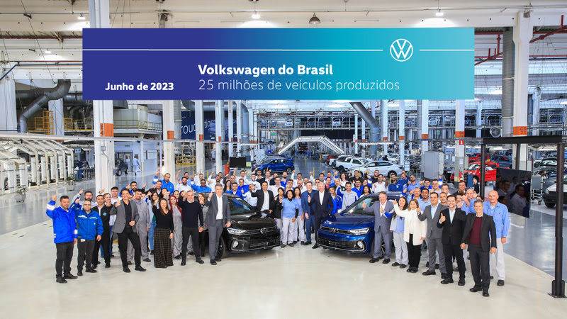 Volkswagen chega a 25 milhões de veículos produzidos no Brasil