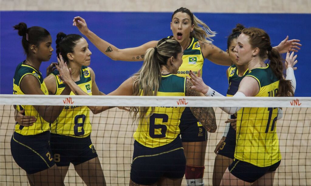 Vôlei: Brasil bate Coreia do Sul em Brasília pela Liga das Naçõe