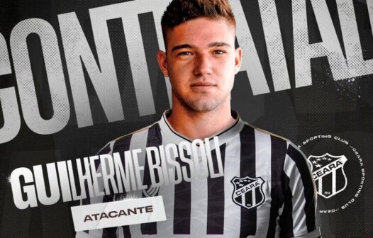 Ceará anuncia a contratação do atacante Guilherme Bissoli,  ex-Athletico-PR