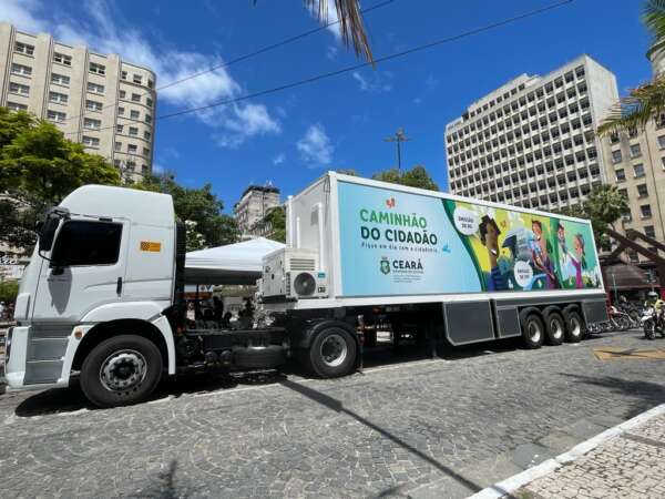 Confira os locais de atendimento do Caminhão do Cidadão nesta semana em Fortaleza e no interior