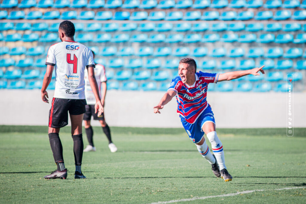 Fortaleza estreia na Taça Fares Lopes com goleada sobre o Guarani de Juazeiro