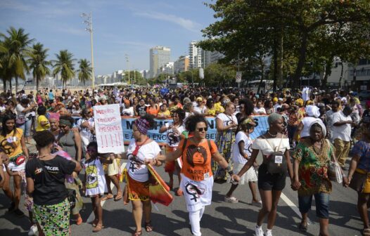 Mulheres negras fazem marcha contra racismo no dia 30, no Rio