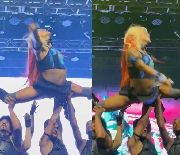 Pabllo Vittar cai durante performance em show na cidade de Vitória