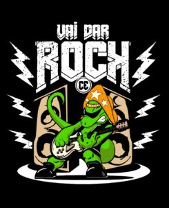 O mascote do coletivo Vai Dar Rock traz em si a característica de sua nordestina identidade.