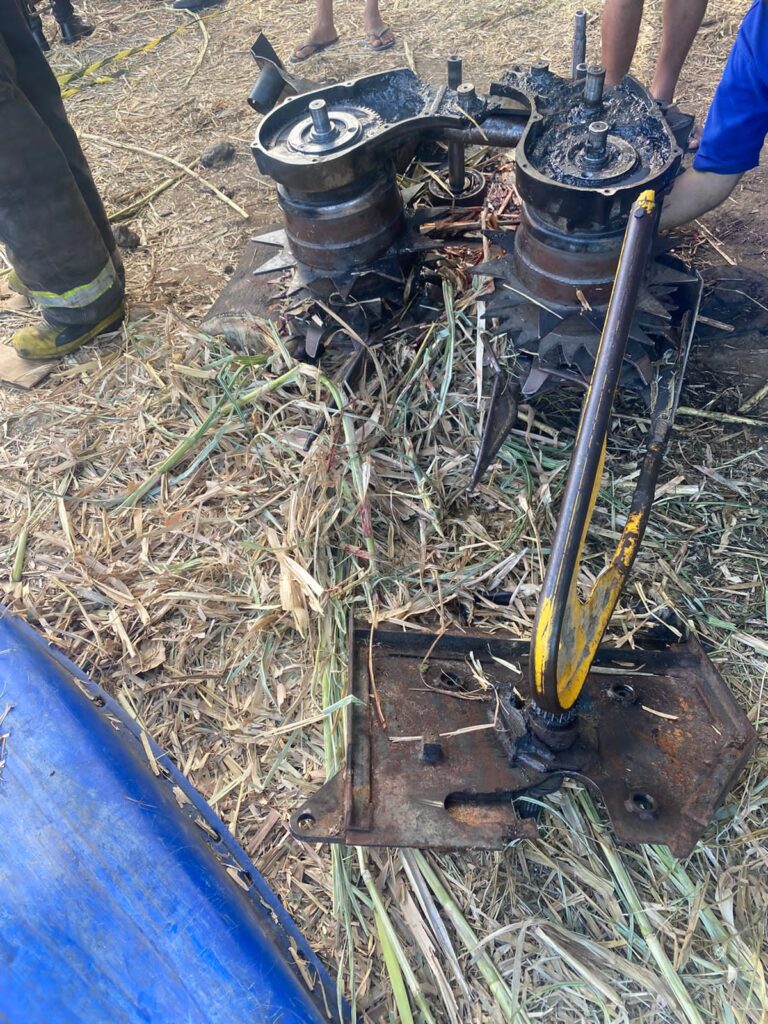 Agricultor tem perna prensada em máquina de cortar cana no interior do Ceará