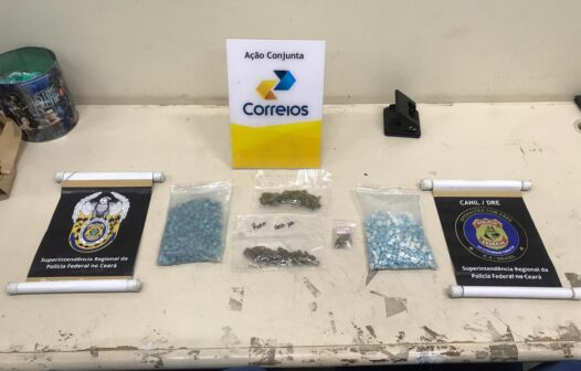 Ações da Polícia Federal nos Correios de Fortaleza resultam em seis apreensões de drogas