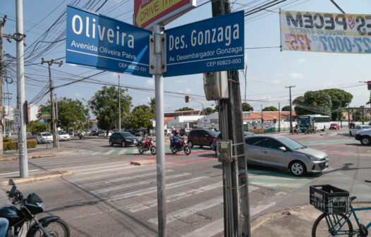 Avenida Oliveira Paiva em Fortaleza recebe renovação na sinalização em 29 cruzamentos