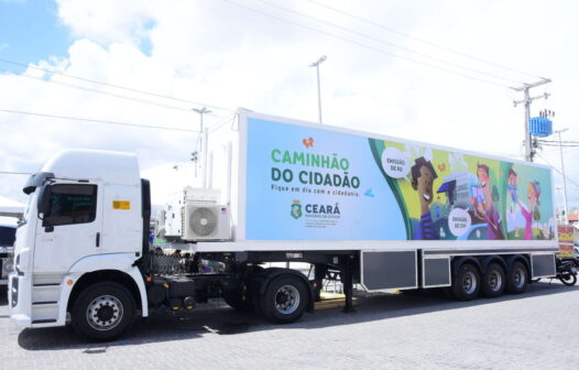 Caminhão do Cidadão passa por cinco municípios do Ceará nesta semana