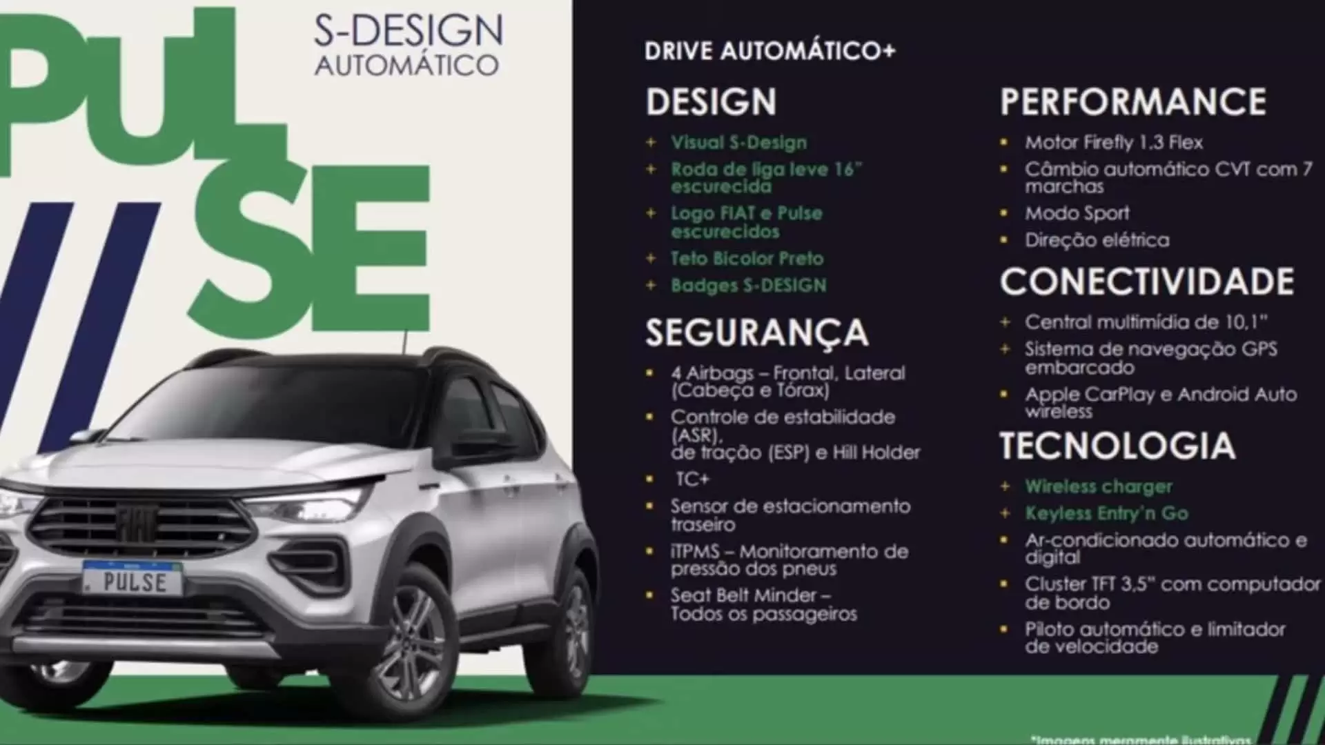 Fiat Pulse S-Design está a caminho das concessionárias - Foto: Divulgação