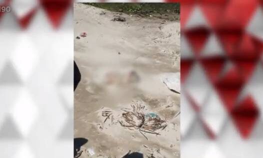 Corpo de mulher é encontrado seminu e esquartejado em praia de Fortaleza